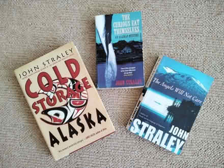 Photo of free 3 Alaskan detective novels John Straley (Allerton L18) #1