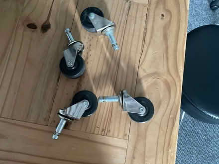 Photo of free 4 castors (Pannal HG2) #1