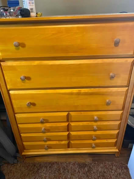 Photo of free Dresser, chest drawers, desk chair (Pike creek area) #3