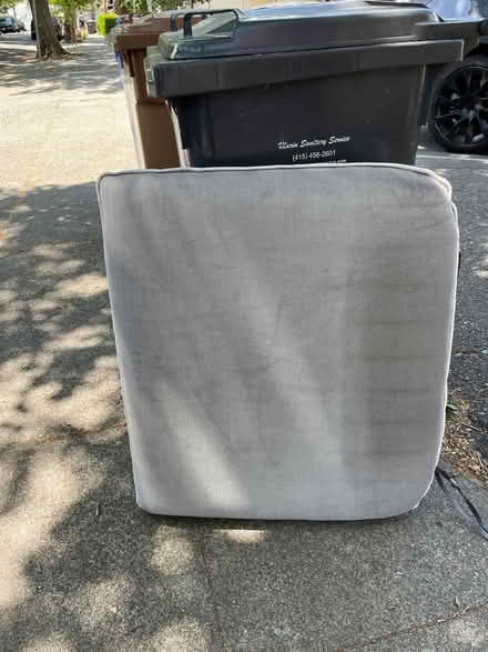 Photo of free Large Patio Seat Cushion RattanBase (1704 4th Street, San Rafael) #1