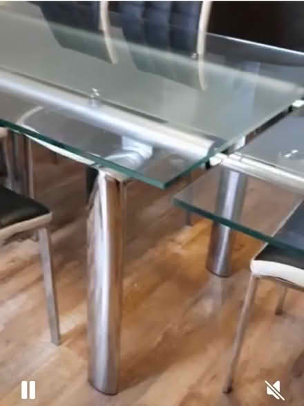 Photo of free Lovely glass extended table (N8) #1