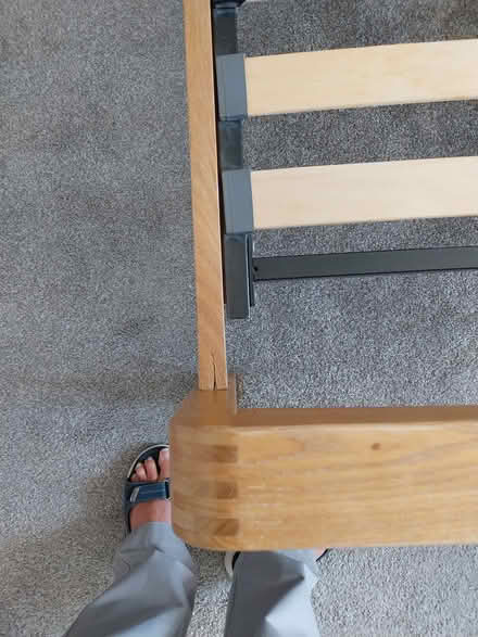 Photo of free Double bed frame (Sandfields Port Talbot SA12) #3