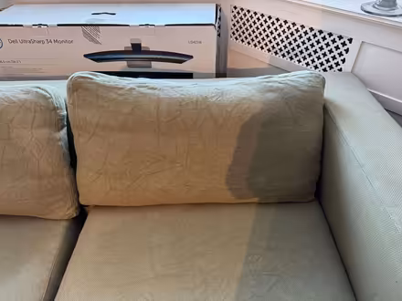 Photo of free 3 seater sofa green x2 (Norbiton KT2) #2