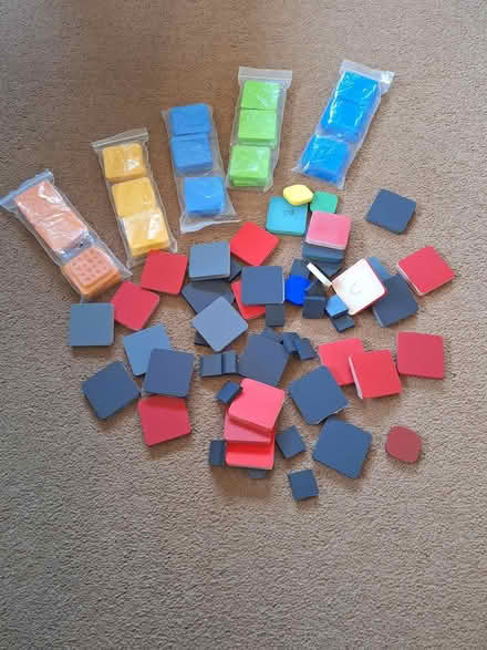 Photo of free Craft - coloured rubber blocks (Bedhampton PO9) #1