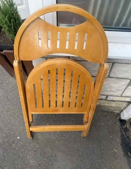 Photo of free Wooden folding chair (BH9) #1