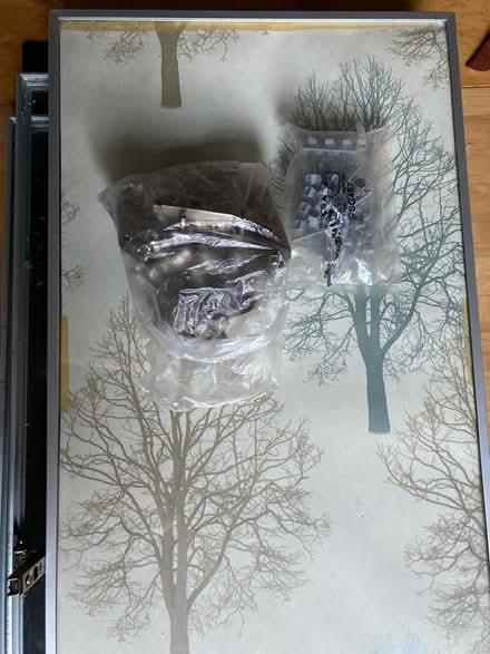 Photo of free Metal & glass doors for shelves x 6 (Pontypridd, CF37) #2