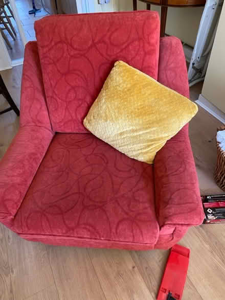 Photo of free Couch and two armchairs (Dalkey) #2