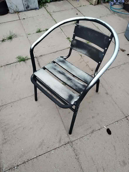 Photo of free 8x aluminium patio chairs (Apley TF1) #1