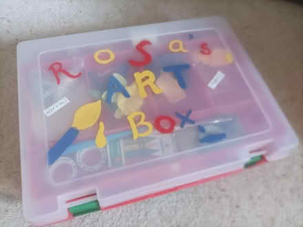 Photo of free Children's art box (Coulsdon CR5) #1