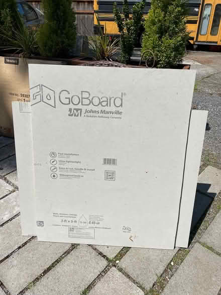 Photo of free Tile backer board (Northgate) #1