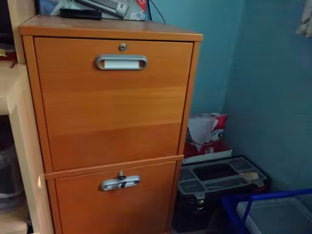 Photo of free Wooden filing cabinet (Willand) #1
