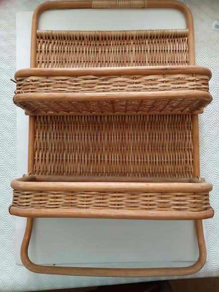 Photo of free Wicker shelves with towel rail (Chorlton M21) #1