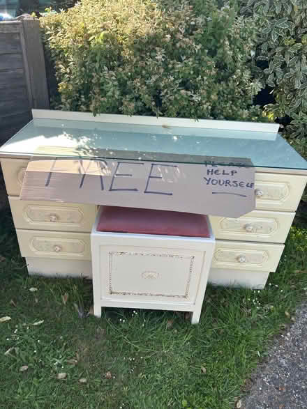 Photo of free Bedside Tables, Dressing Table And Stool (CT6) #1