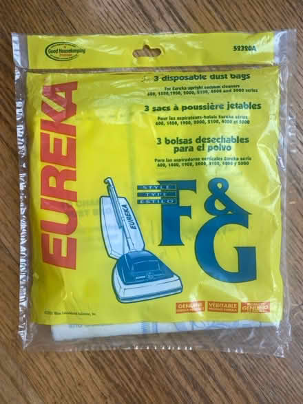 Photo of free One Eureka Vacuum Bag - F&G style (Darien - near 75th x Cass Ave.) #1