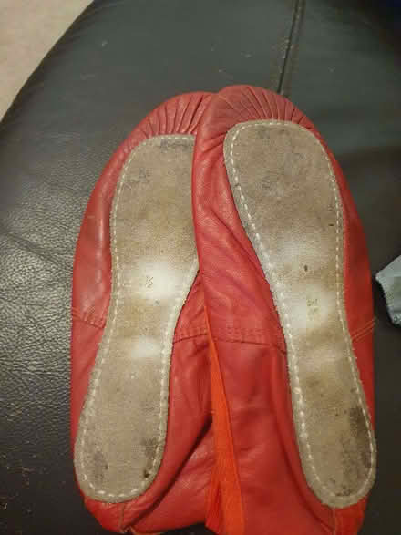 Photo of free Leather ballet shoes red. Size 2.5 (Tilehurst RG31) #2
