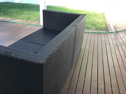 Photo of free Two seater outdoor sofa (Hillarys side) #4