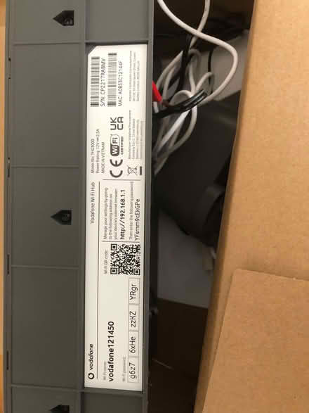 Photo of free Vodafone Wi-fi Hub with power lead & cables (Wood Farm OX3) #2