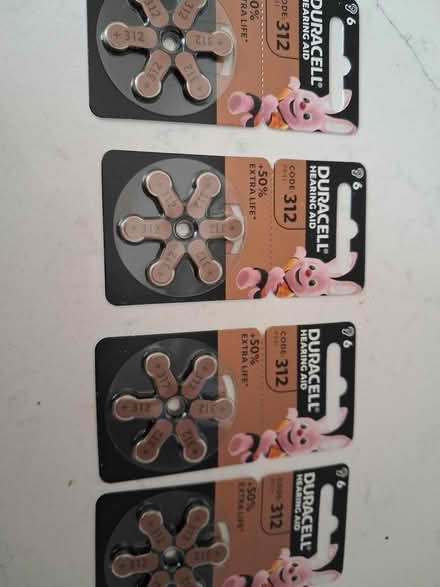 Photo of free Hearing Aid Batteries Duracell 312 (Mossley Congleton) #1