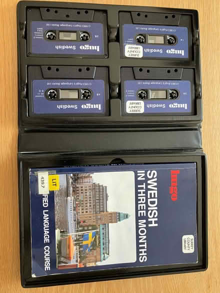 Photo of free Learn Swedish Cassette Tapes (Camberley GU15) #1