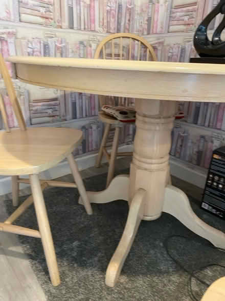 Photo of free Dining table and 3 chairs (NR13 6nn) #1