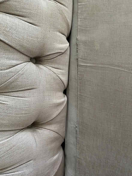 Photo of free 4 Seater sofa (Some damage) (Gidea Park RM1) #4