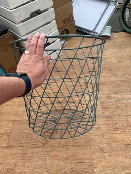 Photo of free Metal storage basket (Rochford SS4) #2