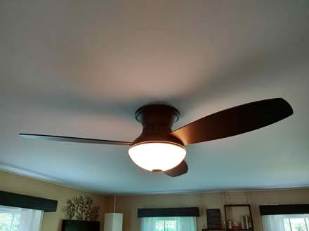 Photo of free Minka Aire fan, needs repair (Hunter Ln & Spring Valley Rd) #3