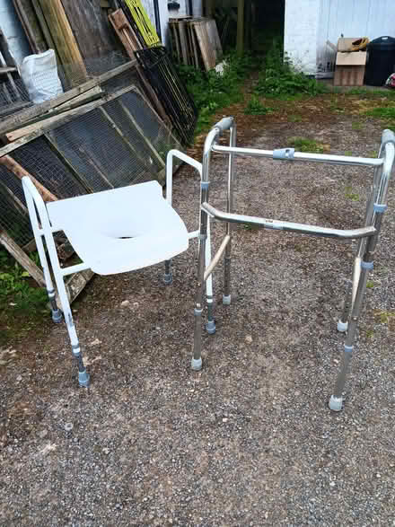 Photo of free Raised toilet seat and folding walking frame (Pant SY10) #1