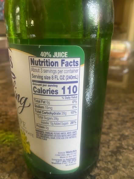 Photo of free Welch’s Sparkling White Grape juice (Silver Glen Rd & Stevens Rd) #3
