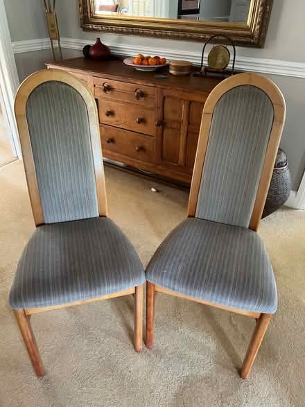 Photo of free Two dining chairs (Letcombe Regis OX12) #1