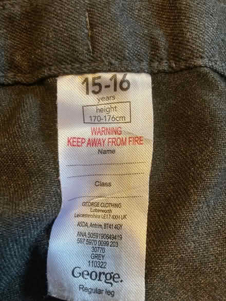 Photo of free Boys/young man’s trousers x 2 (B71 West Bromwich) #1