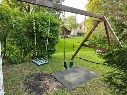 Photo of free Wood swing set (Greendale WI) #2