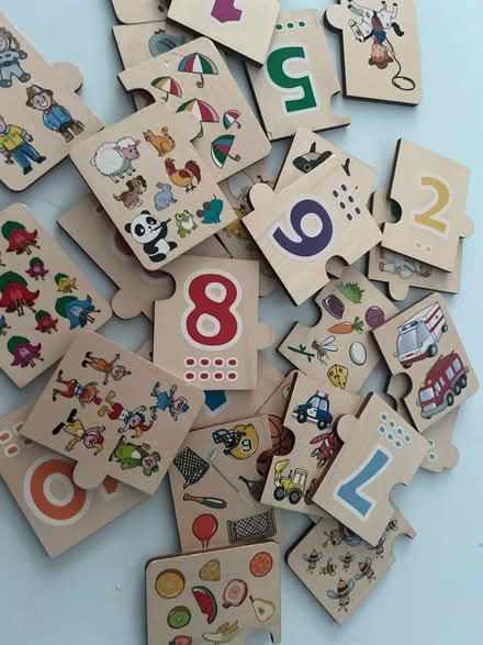 Photo of free Wooden puzzle count and match (TW13) #1