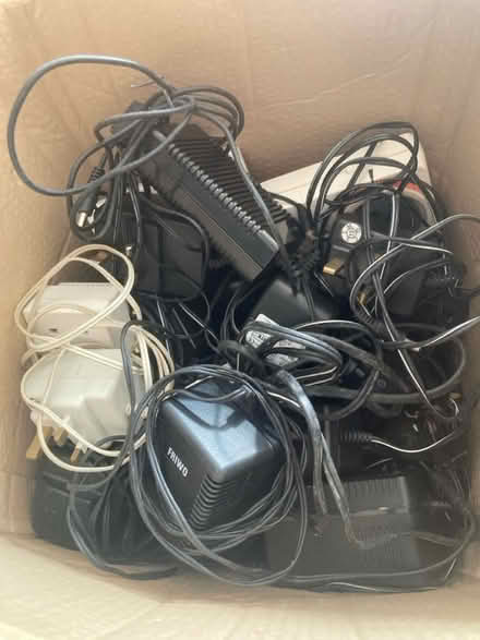 Photo of free Box of power supplies & adapters (Harpenden AL5) #1