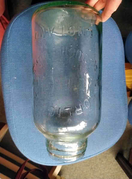 Photo of free Large glass jar, vintage Horlicks (Kennington OX1) #1