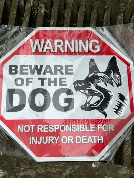 Photo of free Warning sign brand new (RH13) #1