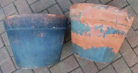 Photo of free Large clay and plastic planters (Mickleover DE3) #1