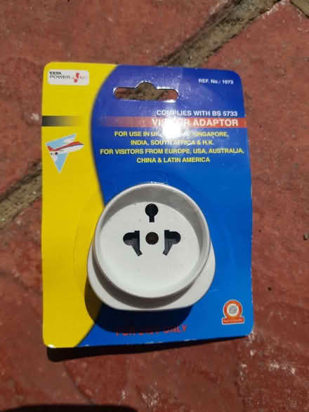 Photo of free Visitor electrical adaptor (Staines-upon-Thames TW18) #1