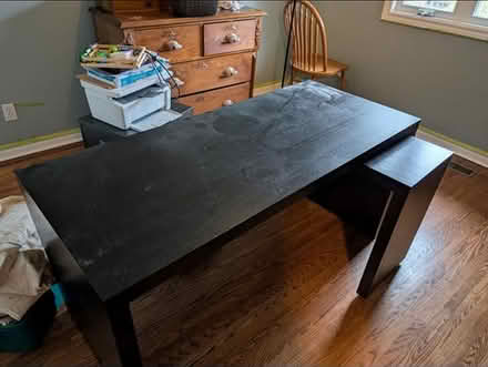 Photo of free Ikea Desk with pull-put panel (West end Ottawa) #1