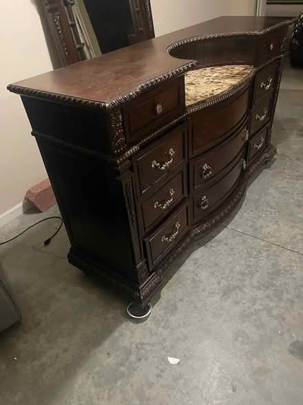 Photo of free Dresser with mirror (South Fulton) #3