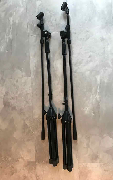 Photo of free Two microphone boom stands (Braintree CM7) #1