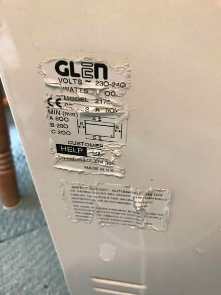 Photo of free Electric heater (CO11) #2