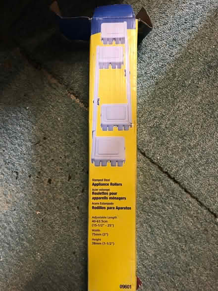 Photo of free Appliance rollers (CO11) #2