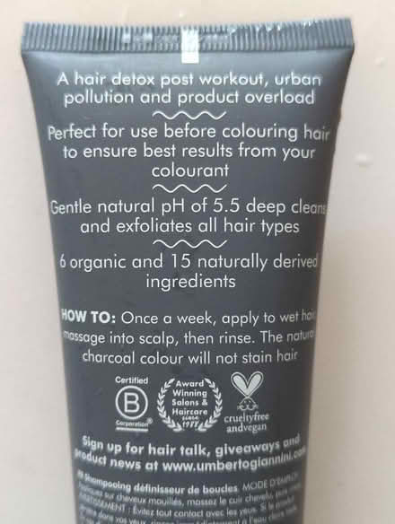 Photo of free Shampoo - Umberto Giannini Hair Detox (Weston Park) #3