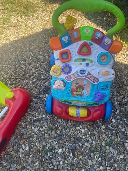 Photo of free T. V Stand, baby walkers and baby bath (Worlingham NR34) #4