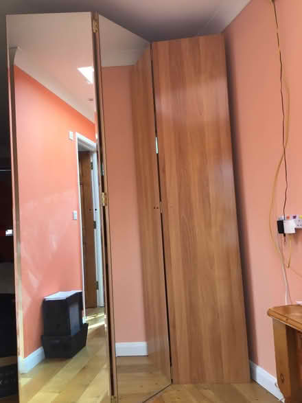 Photo of free 3 mirror folding panel arras(room divider) H49cm x W225cm (Chesham HP5) #1