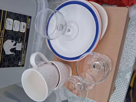 Photo of free Crockery glasses and cutlery (Watton IP25) #1