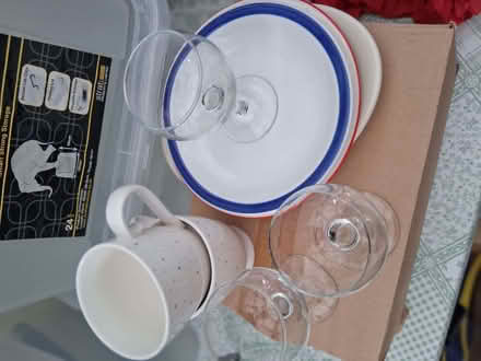 Photo of free Crockery glasses and cutlery (Watton IP25) #1
