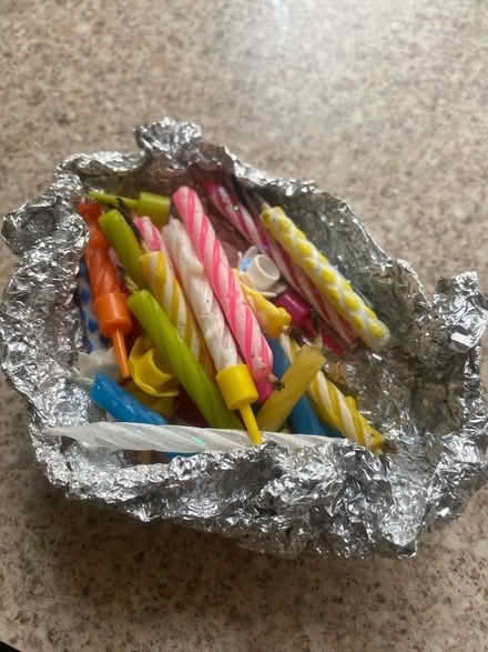 Photo of free Used birthday candles - any use? (Oxford-Freegle CGA OX4) #1
