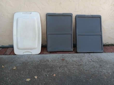 Photo of free Plastic Storage Bin Lids (West San Jose) #1